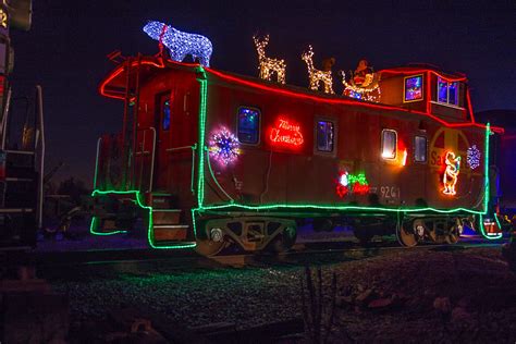 ROLEX WALL ACRYLIC CHRISTMAS TRAIN CABOOSE 